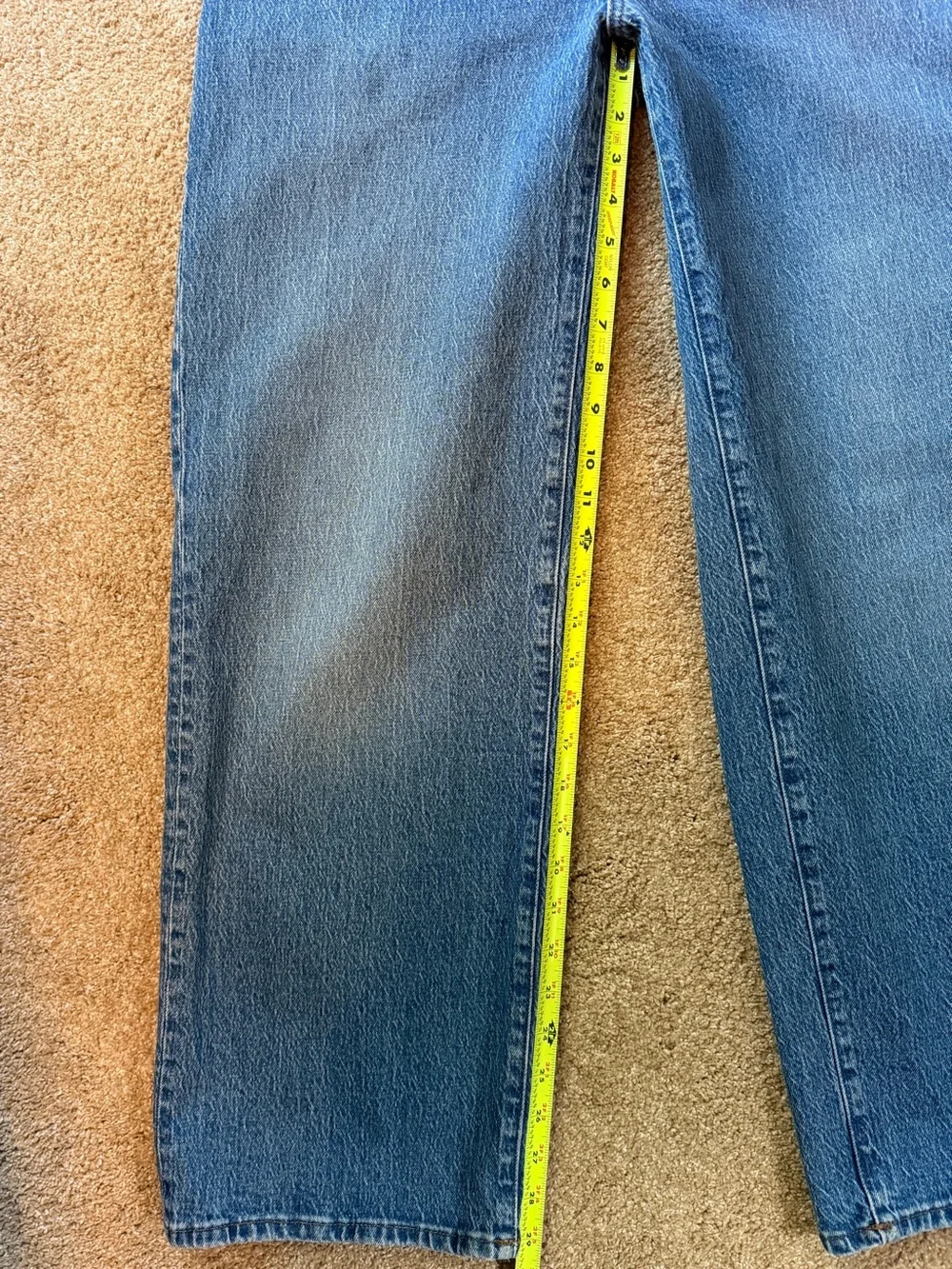 Madewell Perfect Vintage Wide Leg Crop Jeans 30T Tall Cresslow Wash